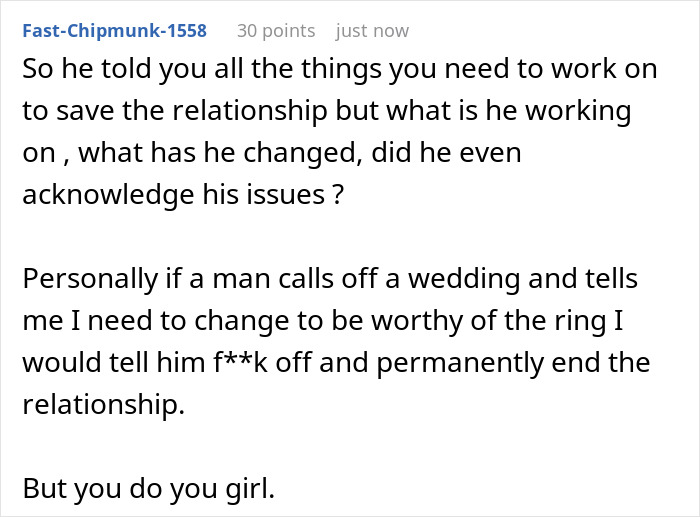 Momma's Boy Calls Off Wedding, Leaves Fiancée Emotionally Exhausted By Trying To Work Things Out Momma's Boy Calls Off Wedding, Leaves Fiancée Emotionally Exhausted By Trying To Work Things Out