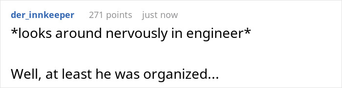 Comment joking about nervousness and organization in data collection obsession Comment joking about nervousness and organization in data collection obsession