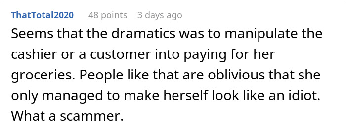 Walmart shopper tries to guilt others into paying, then finds money, highlighting customer behavior. Walmart shopper tries to guilt others into paying, then finds money, highlighting customer behavior.