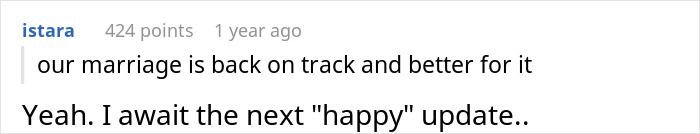 A social media comment expressing worry for a woman who finds her husband's memory box and stalkerish tendencies. A social media comment expressing worry for a woman who finds her husband's memory box and stalkerish tendencies.
