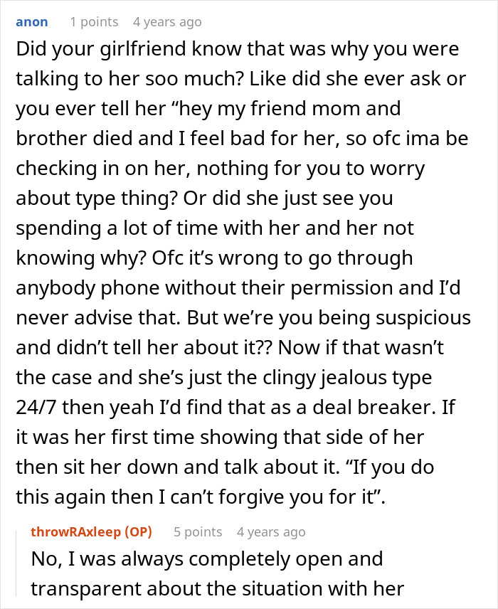 Woman Can't Believe Boyfriend Supports Female Friend In Her Time Of Need, Does Something Drastic