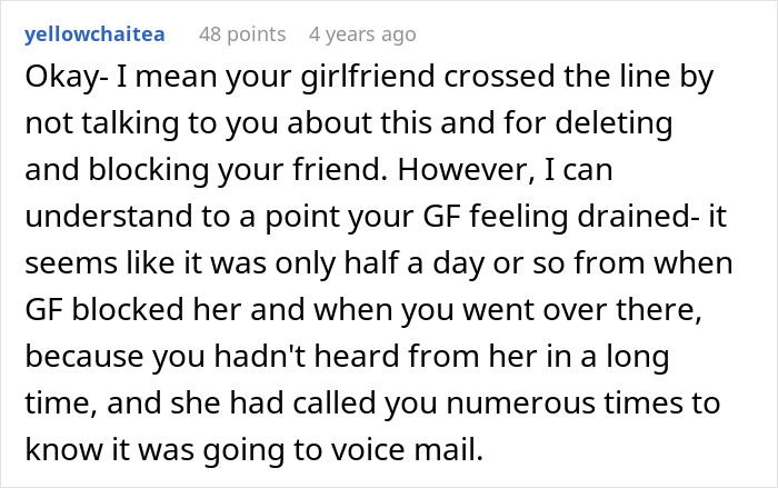 Woman Can't Believe Boyfriend Supports Female Friend In Her Time Of Need, Does Something Drastic