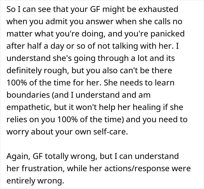 Woman Can't Believe Boyfriend Supports Female Friend In Her Time Of Need, Does Something Drastic