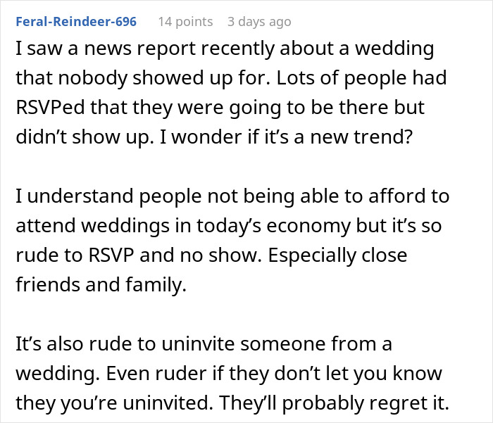 Bride Drops Friend From Wedding To Make Room For Others, It Doesn’t Go As Planned Bride Drops Friend From Wedding To Make Room For Others, It Doesn’t Go As Planned