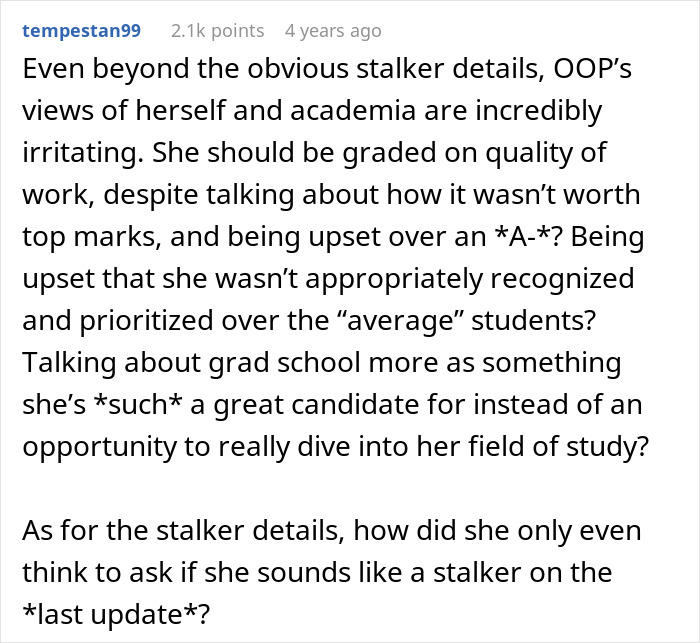 37YO's Obsession With Professor Takes A Creepy Turn As She Reports Her For Her "Curt" Email