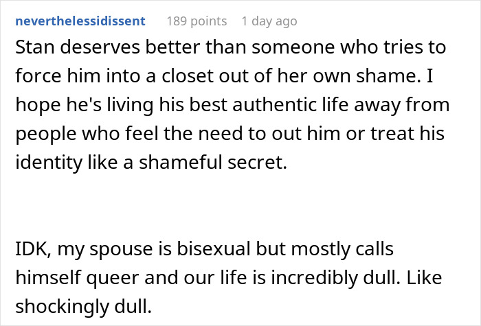 Comment about Stan living authentic life in fiancé dating men story Comment about Stan living authentic life in fiancé dating men story