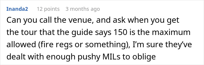 MIL Tries To Take Over Wedding Planning, Bride Can't Take It Anymore MIL Tries To Take Over Wedding Planning, Bride Can't Take It Anymore