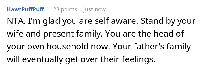 A comment supports standing by your family vacation plans when parents try to hijack them. A comment supports standing by your family vacation plans when parents try to hijack them.