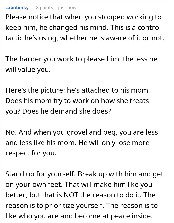 Momma's Boy Calls Off Wedding, Leaves Fiancée Emotionally Exhausted By Trying To Work Things Out Momma's Boy Calls Off Wedding, Leaves Fiancée Emotionally Exhausted By Trying To Work Things Out