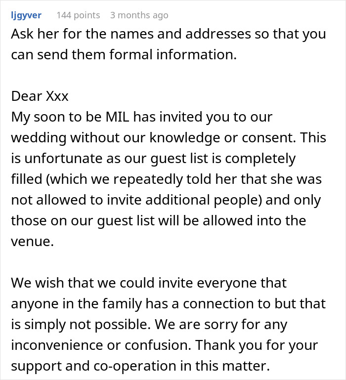 MIL Tries To Take Over Wedding Planning, Bride Can't Take It Anymore MIL Tries To Take Over Wedding Planning, Bride Can't Take It Anymore