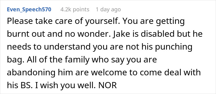 Wife Tries To Be Understanding Of Her Disabled Husband But Finally Has Enough Of Him