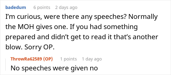 Inquiry about MOH speeches and feelings of being sidelined