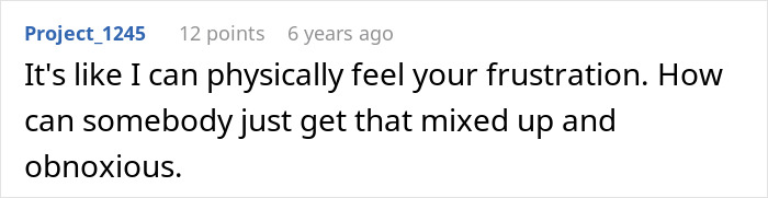 Screenshot of a comment expressing frustration over an entitled mom calling the cops for trespassing. Screenshot of a comment expressing frustration over an entitled mom calling the cops for trespassing.