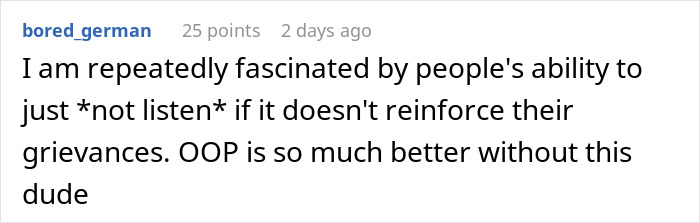 A comment about a man begging his introverted girlfriend for a bar crawl not listening to her grievances. A comment about a man begging his introverted girlfriend for a bar crawl not listening to her grievances.