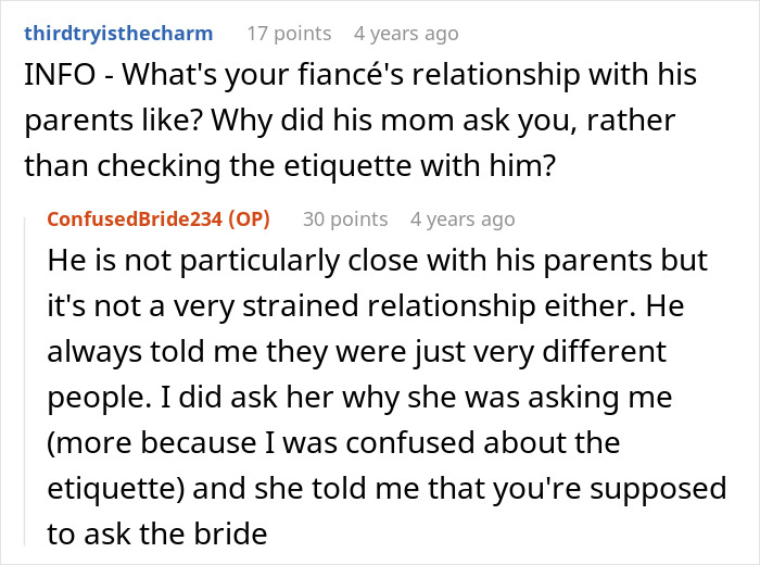 Woman Confused About Fiancé's Reaction To His Mom’s Dress For Their Wedding, He Comes To Explain Woman Confused About Fiancé's Reaction To His Mom’s Dress For Their Wedding, He Comes To Explain