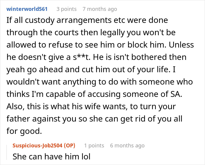 Guy Sides With Toxic Wife Who Bullies His Kids, Ends Up Hurting 14YO, Who Blocks Him For Good