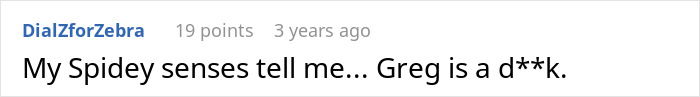 Comment mocking a person named Greg in gender reveal cake controversy Comment mocking a person named Greg in gender reveal cake controversy