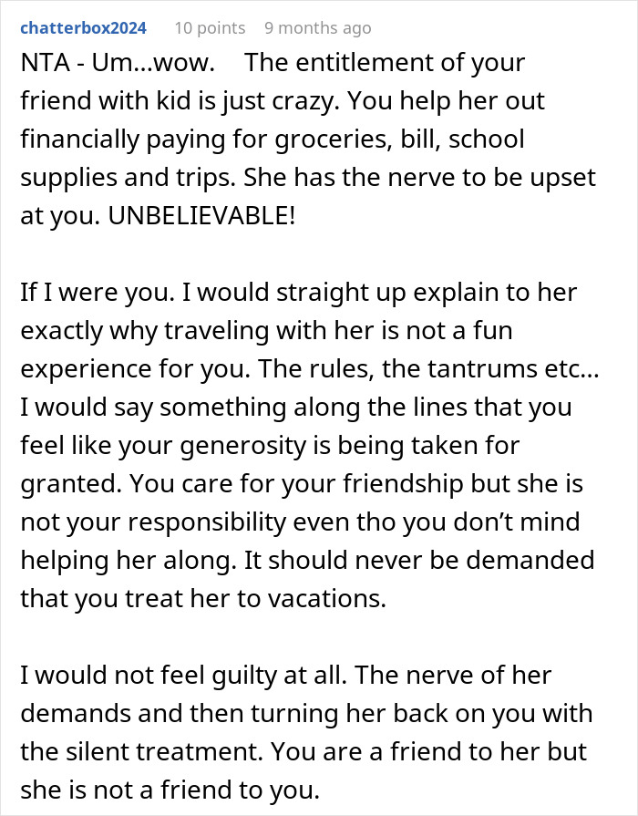 Guy Refuses To Keep Funding Single Mom's Vacation After Realizing What Her Kid Is Like Guy Refuses To Keep Funding Single Mom's Vacation After Realizing What Her Kid Is Like