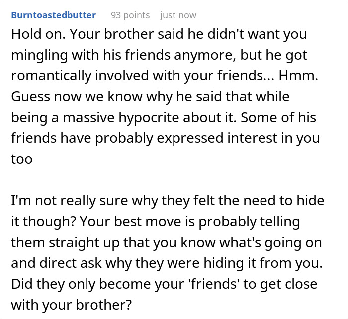 Woman Finds Out Friends Hid A Secret About Her Twin Brother, Realizes She Was The Only One Left Out