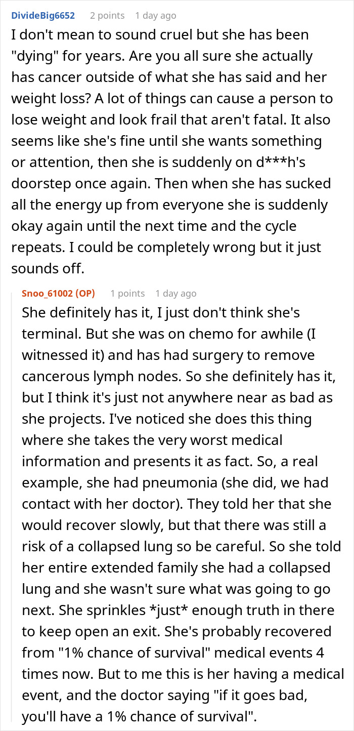 Couple Gets Annoyed That SIL With Cancer Is Taking Away From Their Wedding, It's Way Worse Than That Couple Gets Annoyed That SIL With Cancer Is Taking Away From Their Wedding, It's Way Worse Than That