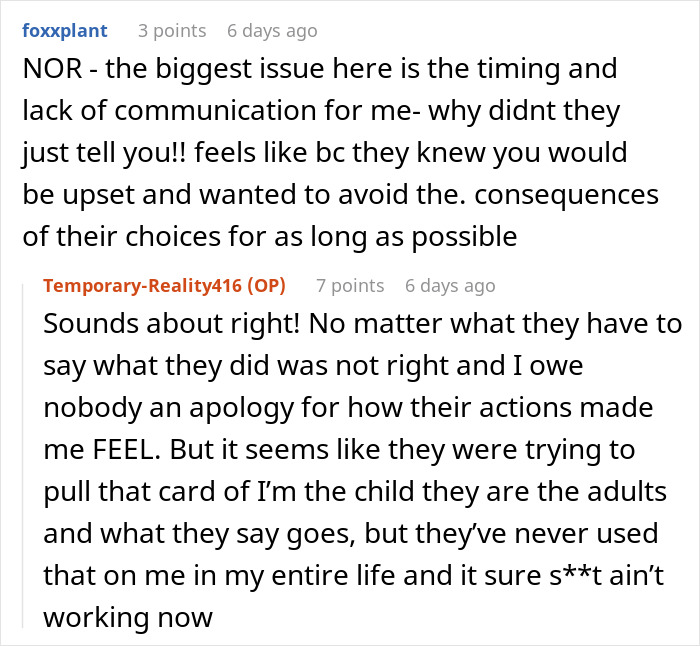 A Reddit thread discussing an 18YO feeling parents suddenly turn hostile and expect her to give her room to jobless bro. A Reddit thread discussing an 18YO feeling parents suddenly turn hostile and expect her to give her room to jobless bro.