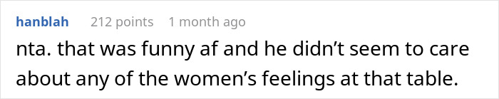 Reddit user comment: Dad's double standard was funny, he didn't care about women's feelings when he mocked periods. Reddit user comment: Dad's double standard was funny, he didn't care about women's feelings when he mocked periods.