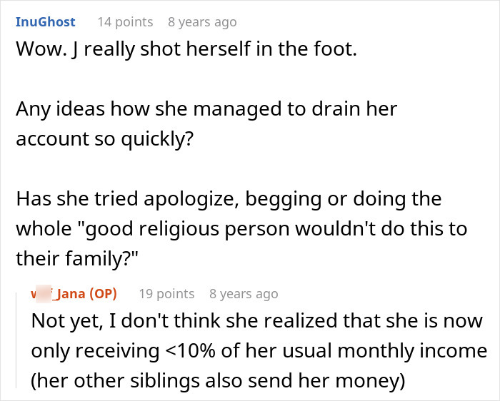 Entitled Aunt Tells Niece She Wants Nothing From Her, Gets Exactly That When The Money Stops Coming Entitled Aunt Tells Niece She Wants Nothing From Her, Gets Exactly That When The Money Stops Coming