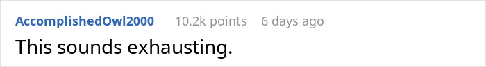 Comment expressing exhaustion over couple argument and date night issues Comment expressing exhaustion over couple argument and date night issues