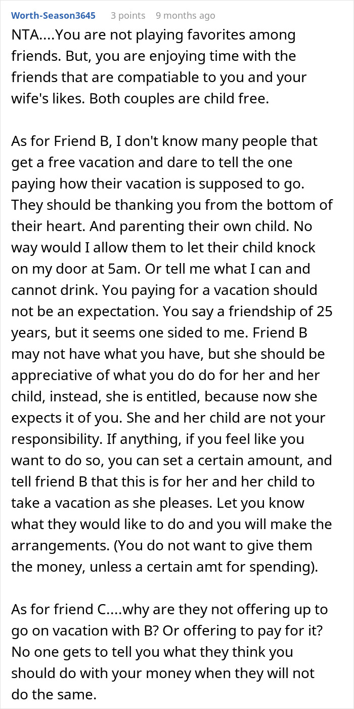 Guy Refuses To Keep Funding Single Mom's Vacation After Realizing What Her Kid Is Like Guy Refuses To Keep Funding Single Mom's Vacation After Realizing What Her Kid Is Like