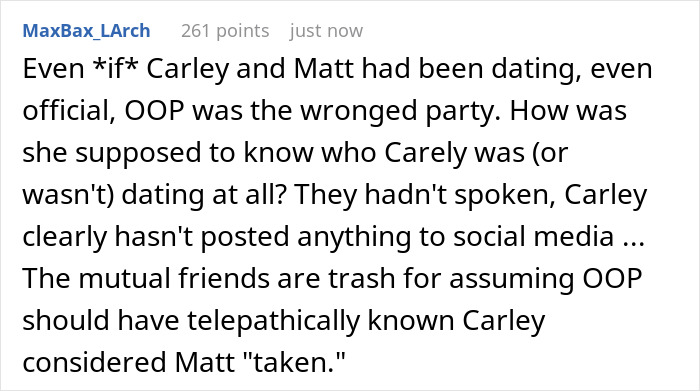 Woman Starts Dating Guy, Realizes He Might Have Been Lying About Being Single: "Stealing Her Boyfriend"