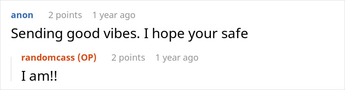 A woman asked to leave home after refusing to follow one rule receives good vibes and well wishes.