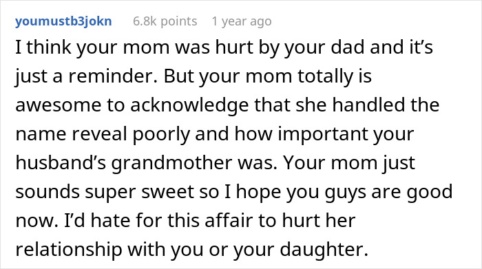 Woman Finds Out The Name She Gave Her Baby Has A Bad History In Her Family, Refuses To Change It Woman Finds Out The Name She Gave Her Baby Has A Bad History In Her Family, Refuses To Change It