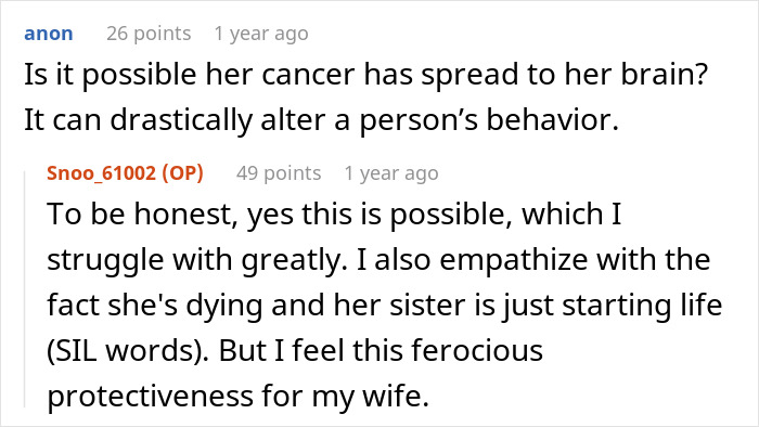 Couple Gets Annoyed That SIL With Cancer Is Taking Away From Their Wedding, It's Way Worse Than That Couple Gets Annoyed That SIL With Cancer Is Taking Away From Their Wedding, It's Way Worse Than That