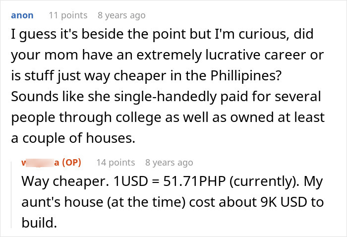Entitled Aunt Tells Niece She Wants Nothing From Her, Gets Exactly That When The Money Stops Coming Entitled Aunt Tells Niece She Wants Nothing From Her, Gets Exactly That When The Money Stops Coming