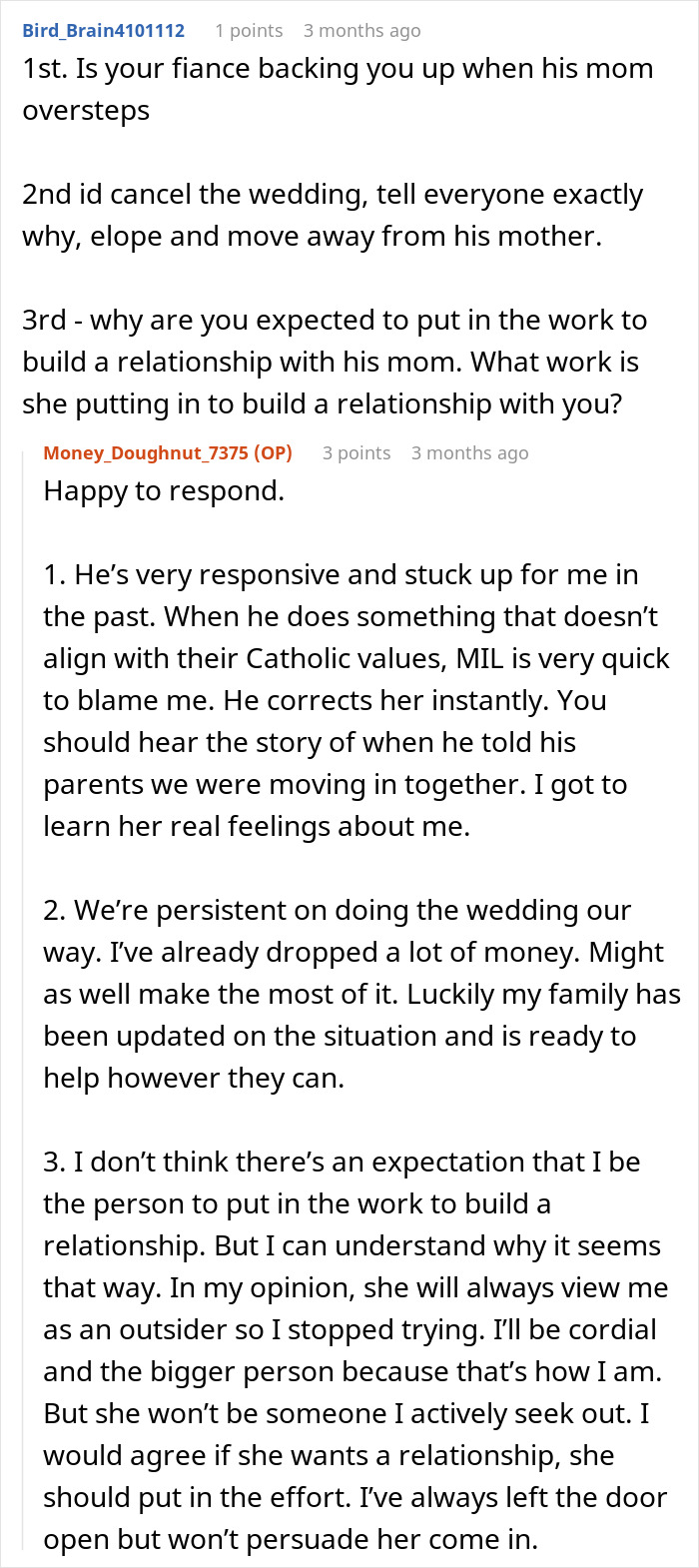 MIL Tries To Take Over Wedding Planning, Bride Can't Take It Anymore MIL Tries To Take Over Wedding Planning, Bride Can't Take It Anymore