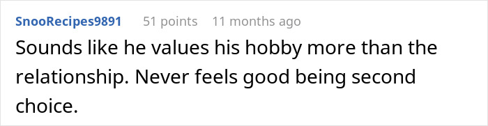 Woman Has A Moment Of Clarity And Dumps BF Who Tells Her What Is Actually Important To Him