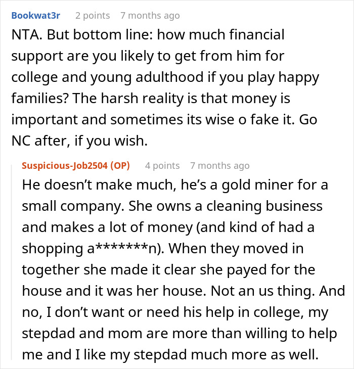 Guy Sides With Toxic Wife Who Bullies His Kids, Ends Up Hurting 14YO, Who Blocks Him For Good
