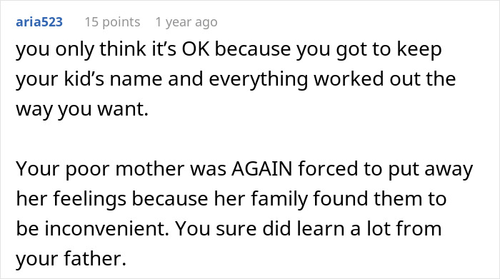 Woman Finds Out The Name She Gave Her Baby Has A Bad History In Her Family, Refuses To Change It Woman Finds Out The Name She Gave Her Baby Has A Bad History In Her Family, Refuses To Change It