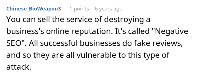 A restaurant scam using potential employees for fake reviews, highlighting business vulnerability.