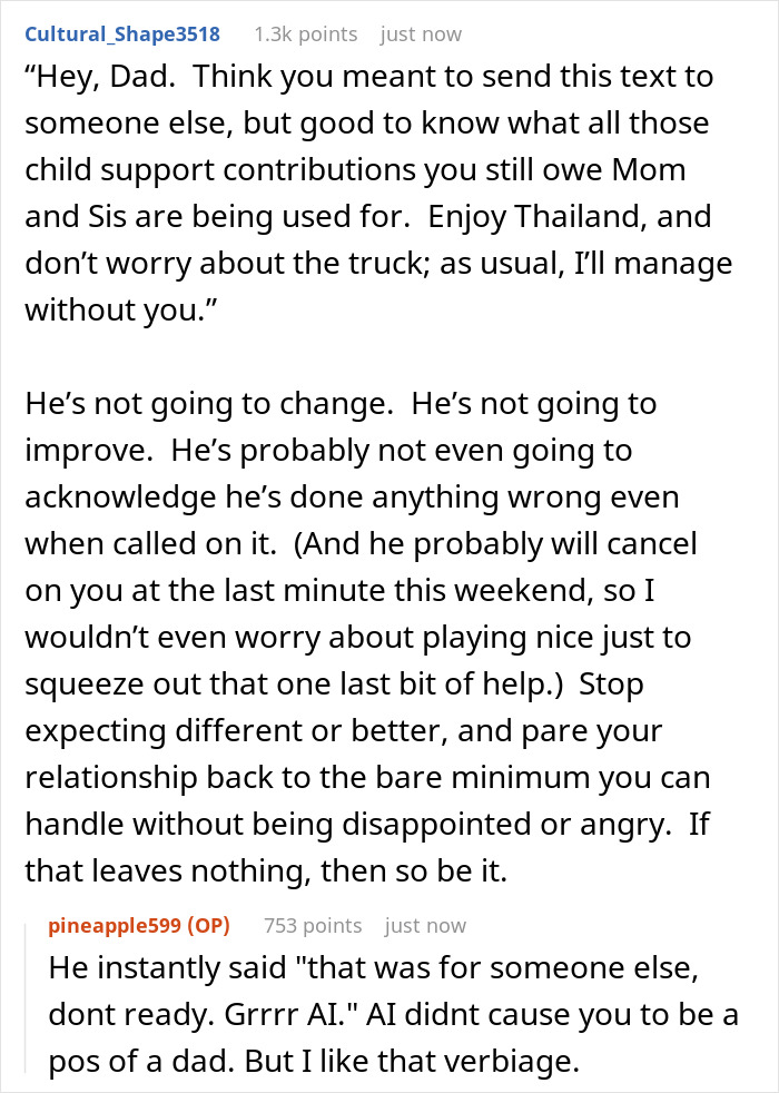 Guy Willing To Splurge On Thailand Trip For New Fam, Bio Kids Hurt As He Never Spent A Dime On Them Guy Willing To Splurge On Thailand Trip For New Fam, Bio Kids Hurt As He Never Spent A Dime On Them