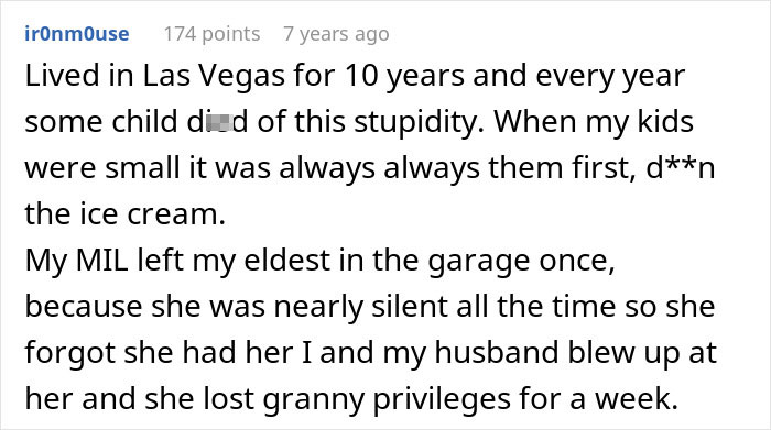 A comment about a parenting fail, recalling how children died from similar stupidity and a personal experience with leaving a child. A comment about a parenting fail, recalling how children died from similar stupidity and a personal experience with leaving a child.