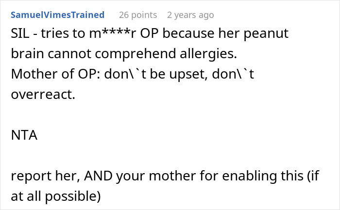 Sister Thinks Woman's Allergy Is A Lie, Her "Test" Gets Her Arrested Sister Thinks Woman's Allergy Is A Lie, Her "Test" Gets Her Arrested