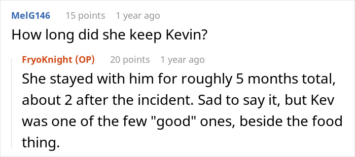 A Mom's boyfriend regrets testing a kid's food issue, demonstrating consequences.