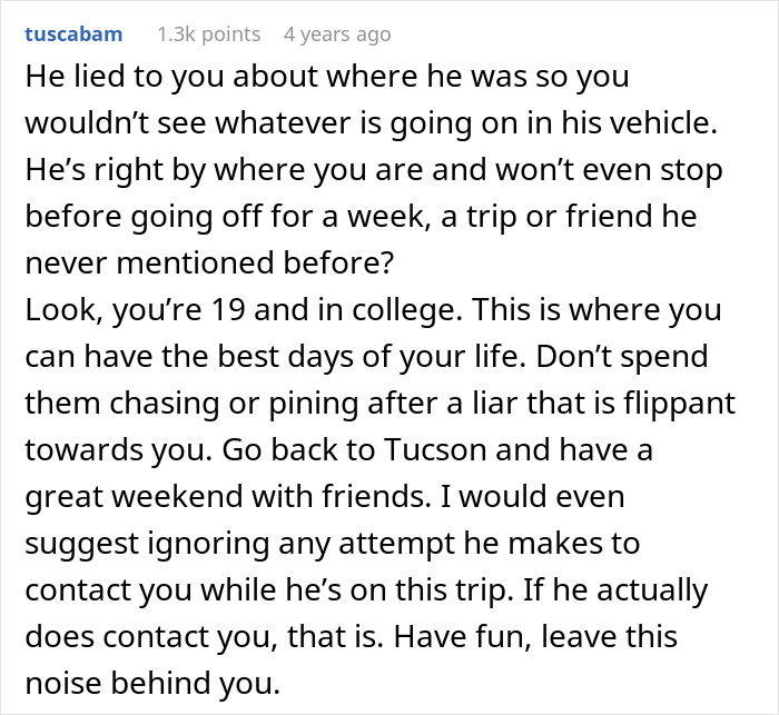 Woman Travels For Hours To Surprise Her Long-Distance Boyfriend, It Doesn’t Go As Planned Woman Travels For Hours To Surprise Her Long-Distance Boyfriend, It Doesn’t Go As Planned