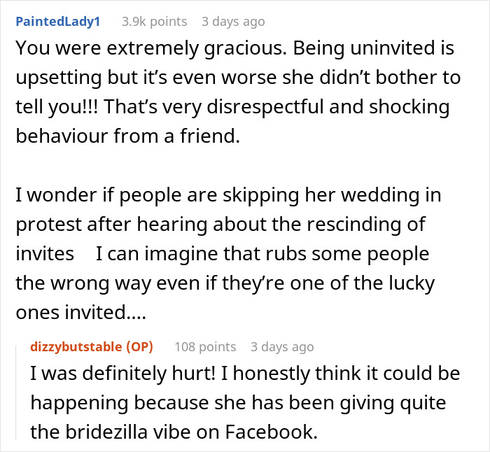 Bride Drops Friend From Wedding To Make Room For Others, It Doesn’t Go As Planned Bride Drops Friend From Wedding To Make Room For Others, It Doesn’t Go As Planned