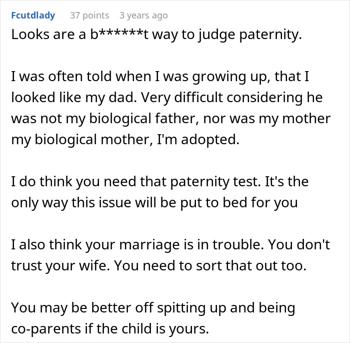 Guy Has Suspicions Over Daughter Not Being His, Turns Out It's Way Worse Than He Could Have Guessed Guy Has Suspicions Over Daughter Not Being His, Turns Out It's Way Worse Than He Could Have Guessed