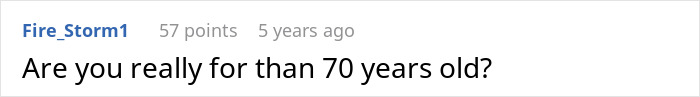 A comment asking about age, possibly related to the story of parents refusing a bully on a beach trip. A comment asking about age, possibly related to the story of parents refusing a bully on a beach trip.