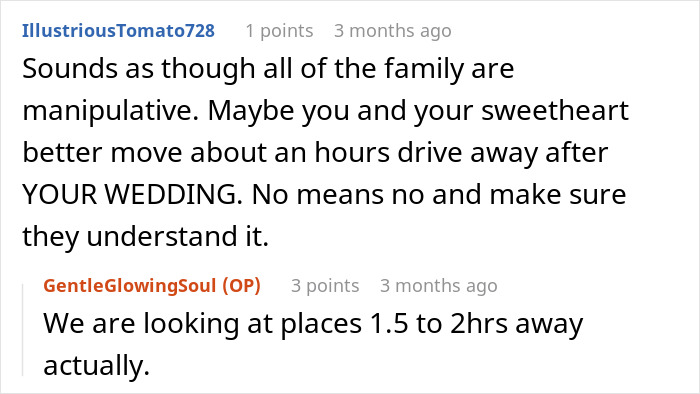 SIL Makes A Weird Demand For The Wedding: "Immediately Said No"