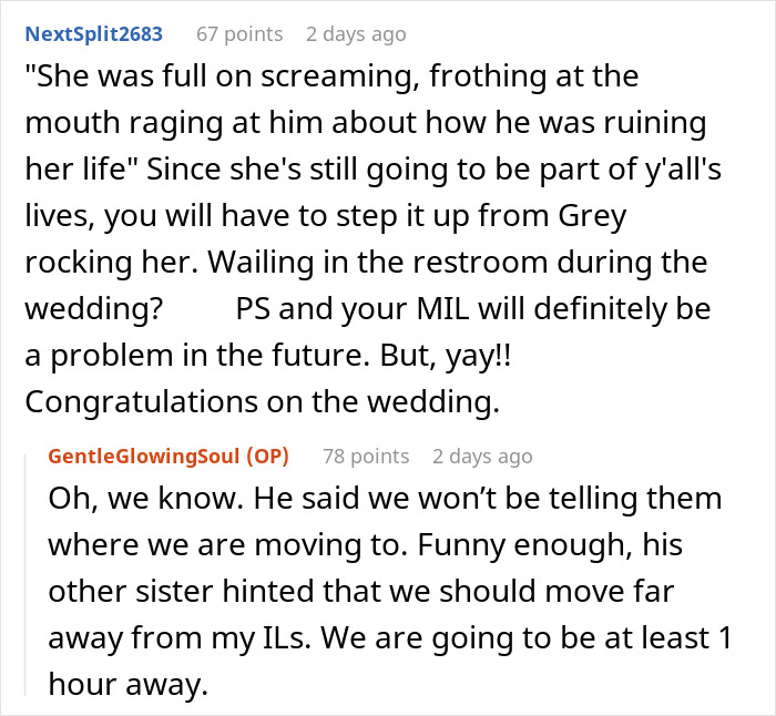 SIL Makes A Weird Demand For The Wedding: "Immediately Said No"