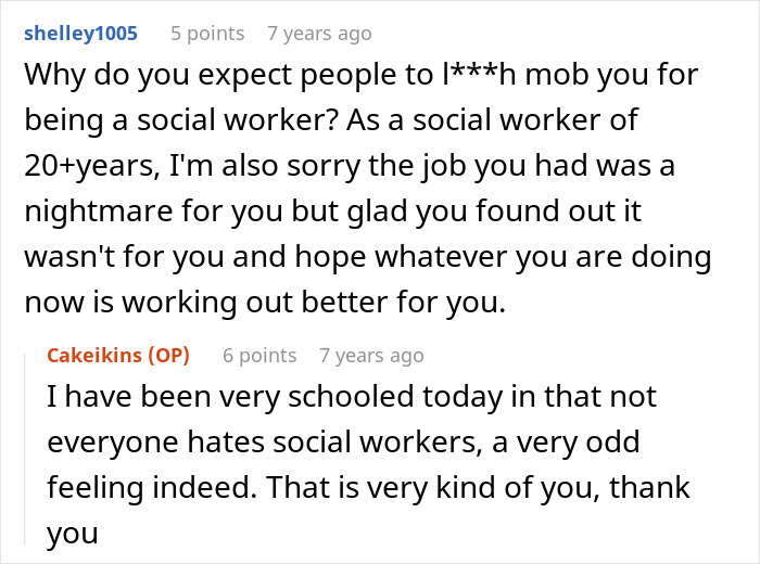 A user comment on Kid Steals Woman's Hair Towel discusses social work and finding a suitable job. A user comment on Kid Steals Woman's Hair Towel discusses social work and finding a suitable job.